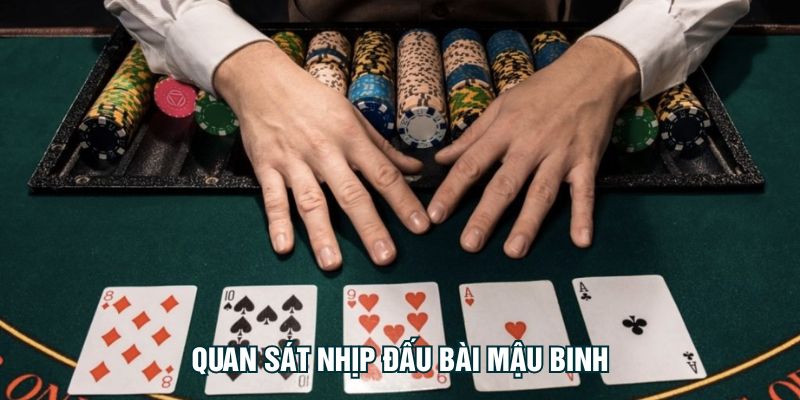 Quan sát nhịp đấu bài mậu binh